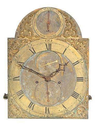 A Richard Comber clock dial showing his unusually refined style - from invaluable.com